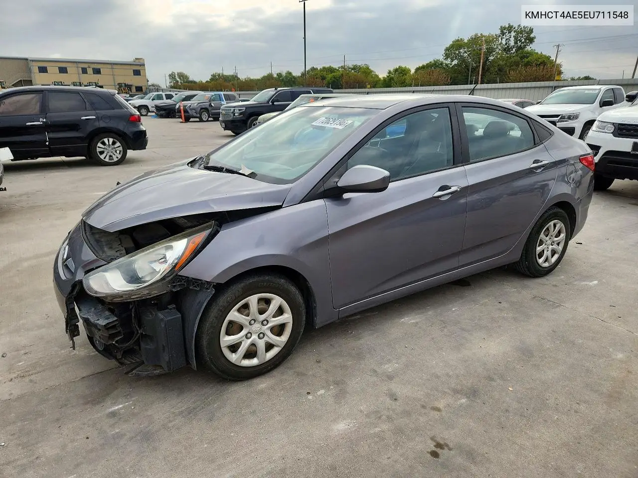 HYUNDAI ACCENT 2014, VIN KMHCT4AE5EU711548