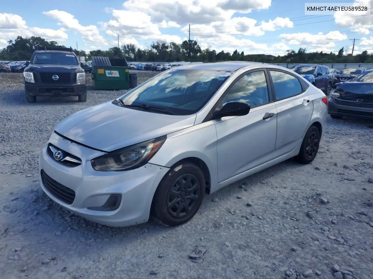 HYUNDAI ACCENT 2014, VIN KMHCT4AE1EU589528