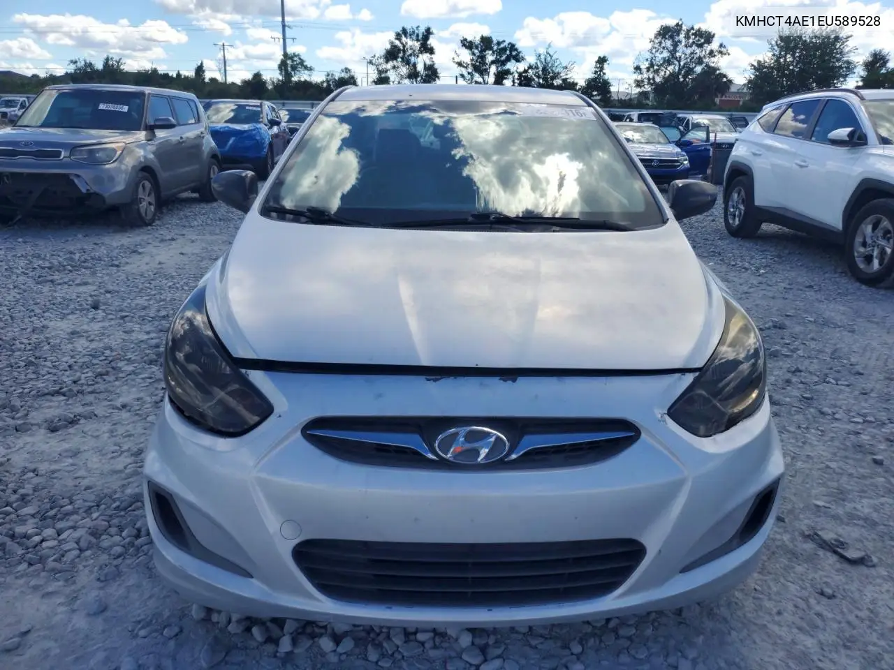 2014 HYUNDAI ACCENT VIN KMHCT4AE1EU589528 — фото 5