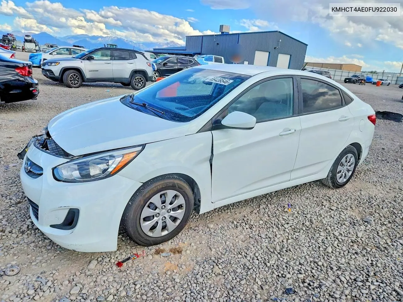 HYUNDAI ACCENT 2015, VIN KMHCT4AE0FU922030