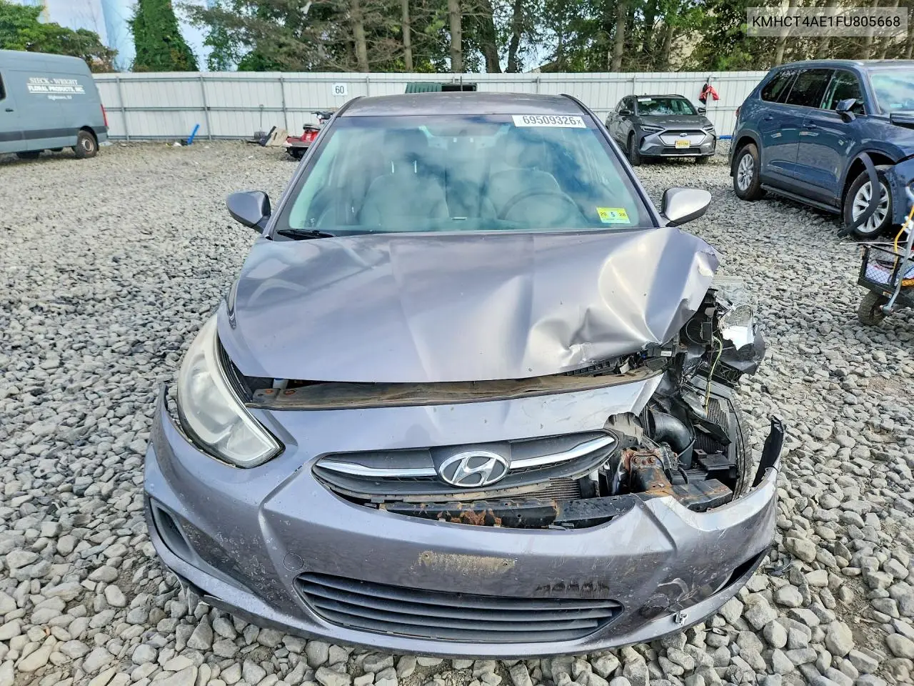 2015 HYUNDAI ACCENT VIN KMHCT4AE1FU805668 — фото 5