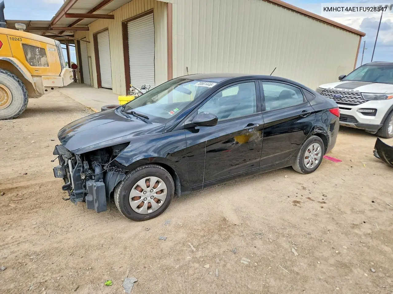 HYUNDAI ACCENT 2015, VIN KMHCT4AE1FU928547