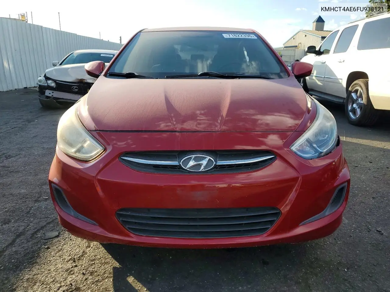 2015 HYUNDAI ACCENT VIN KMHCT4AE6FU938121 — фото 5