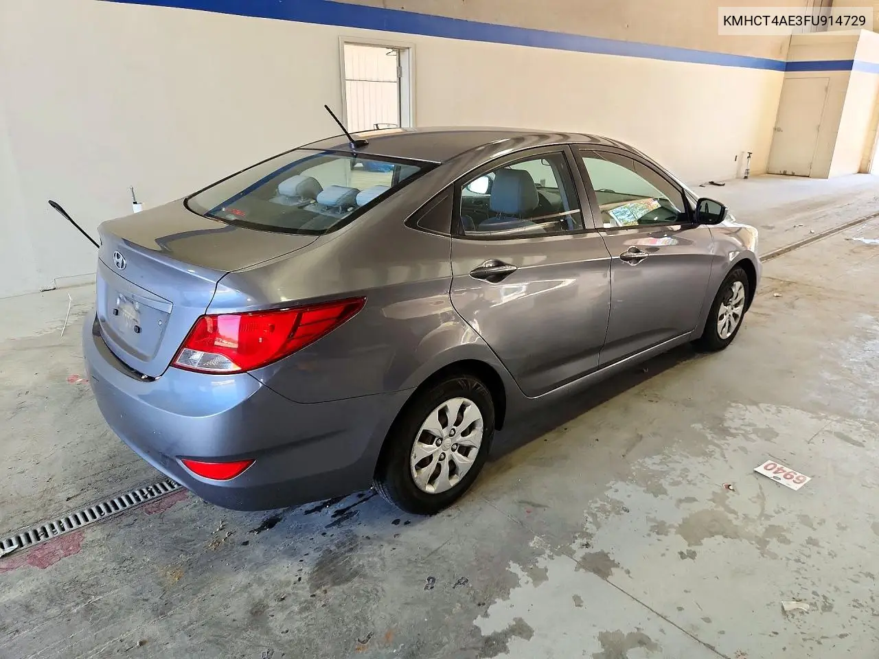 2015 HYUNDAI ACCENT VIN KMHCT4AE3FU914729 — фото 3