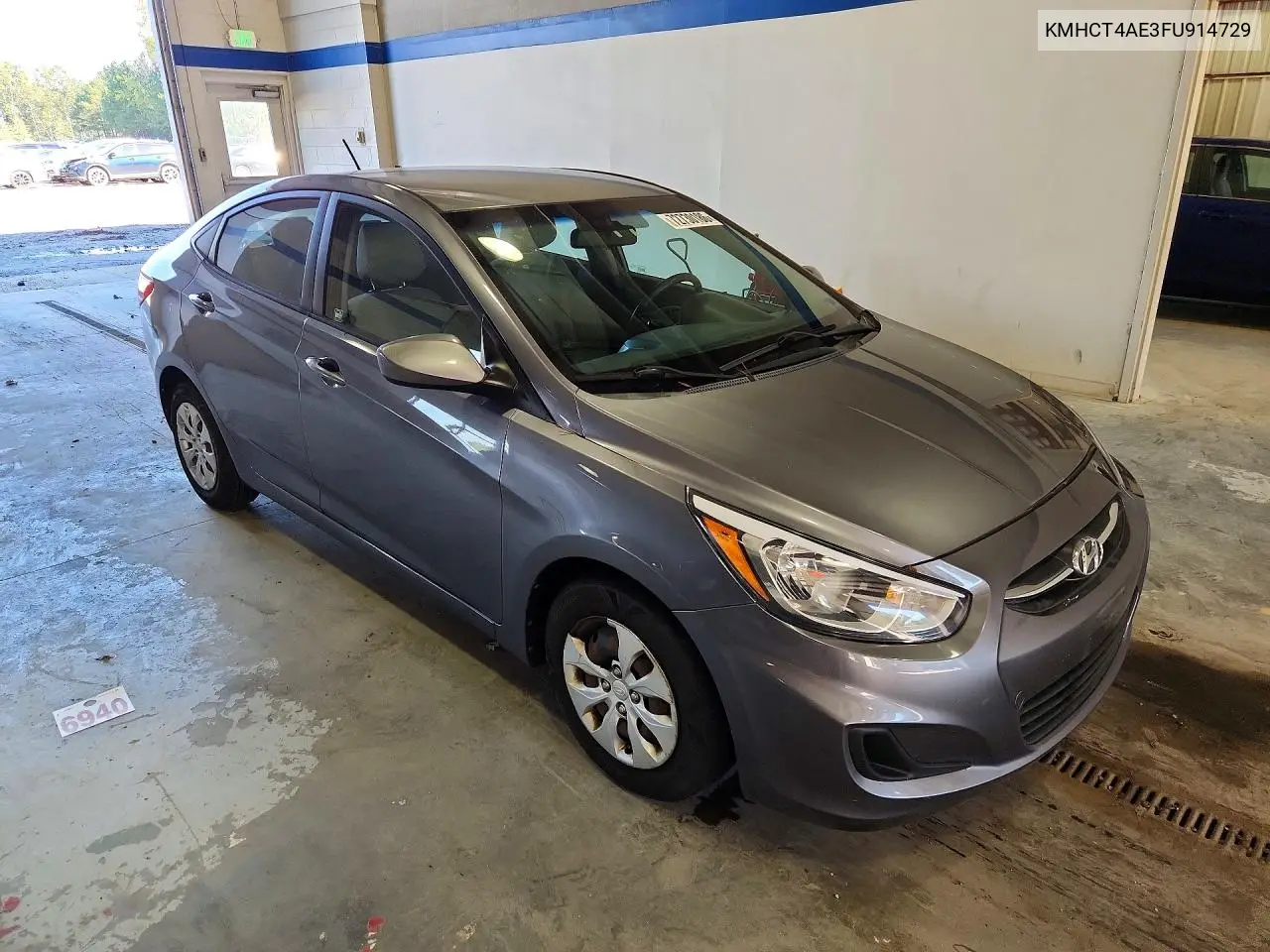 2015 HYUNDAI ACCENT VIN KMHCT4AE3FU914729 — фото 4
