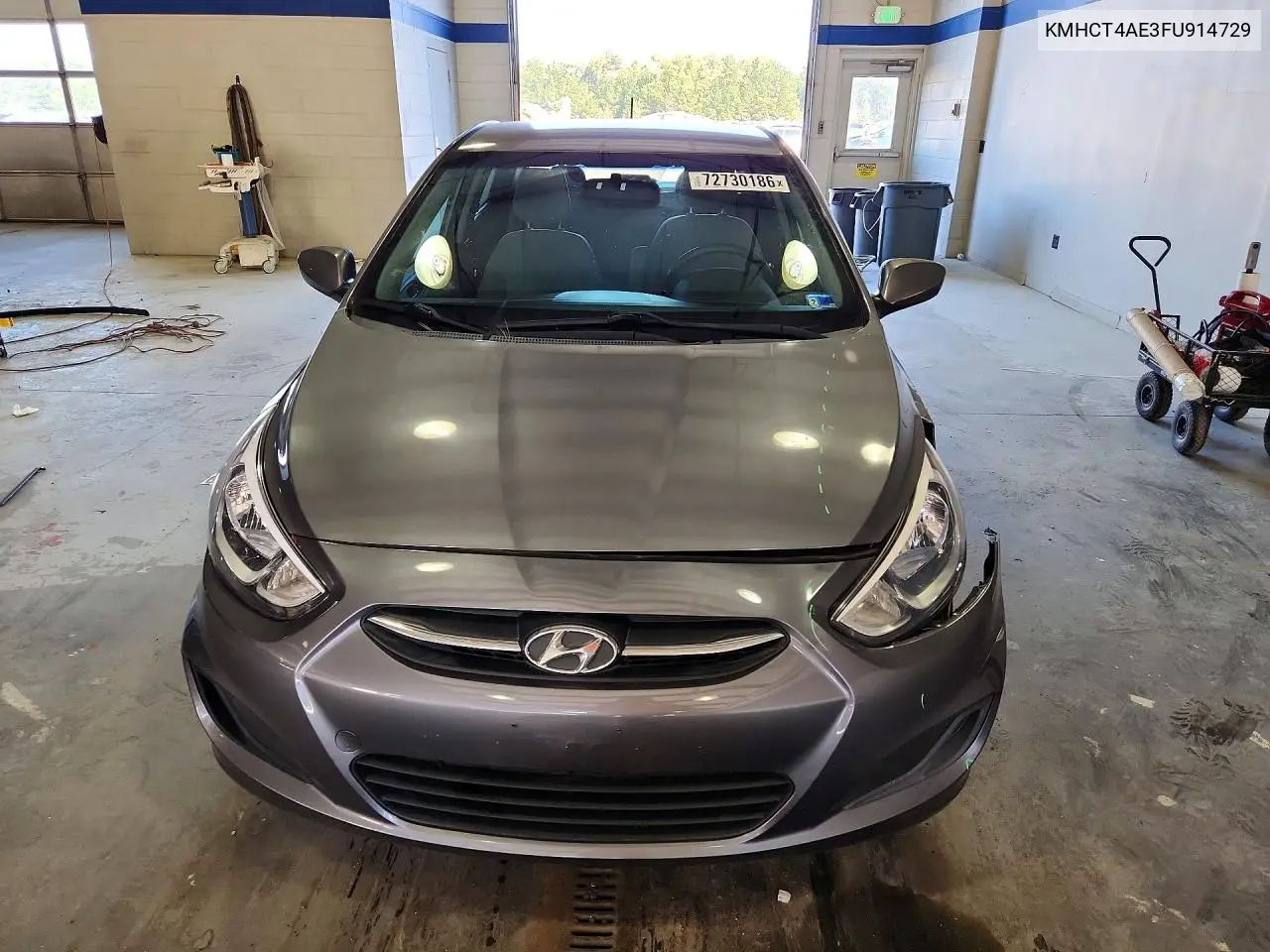 2015 HYUNDAI ACCENT VIN KMHCT4AE3FU914729 — фото 5