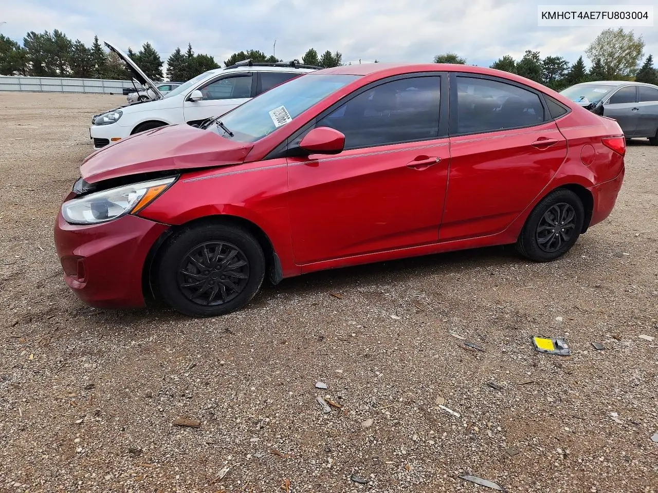HYUNDAI ACCENT 2015, VIN KMHCT4AE7FU803004