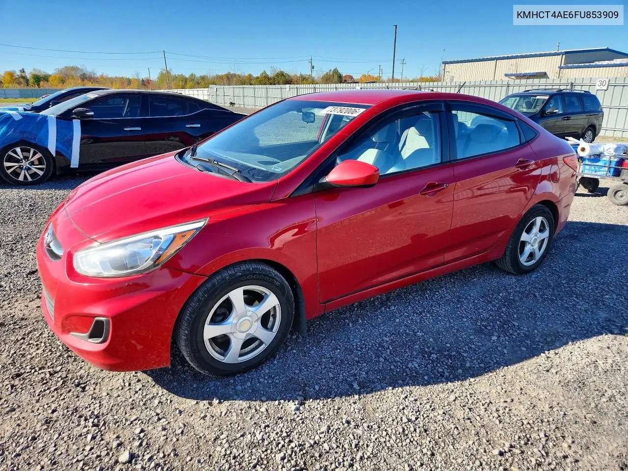 HYUNDAI ACCENT 2015, VIN KMHCT4AE6FU853909