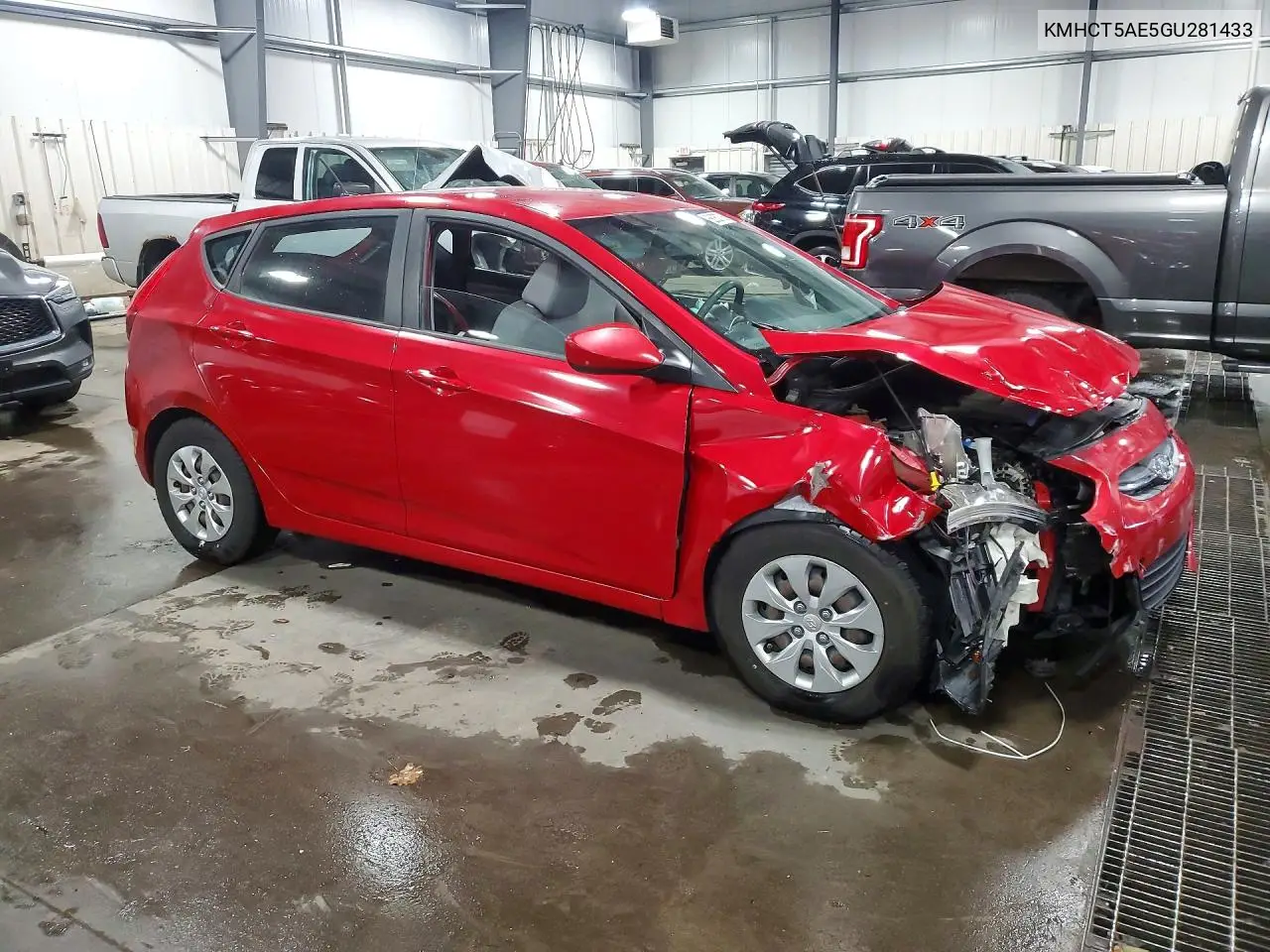 2016 HYUNDAI ACCENT VIN KMHCT5AE5GU281433 — фото 4