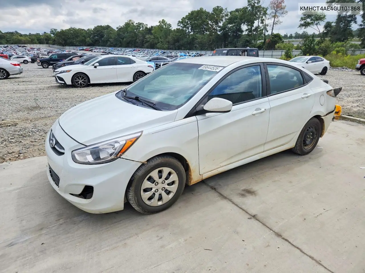 HYUNDAI ACCENT 2016, VIN KMHCT4AE4GU101868