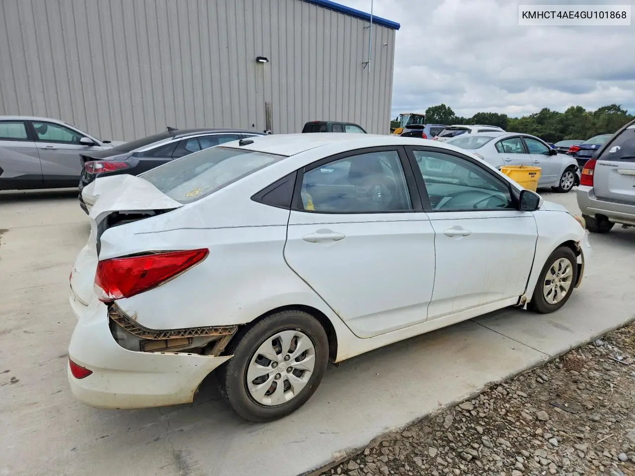 2016 HYUNDAI ACCENT VIN KMHCT4AE4GU101868 — фото 3