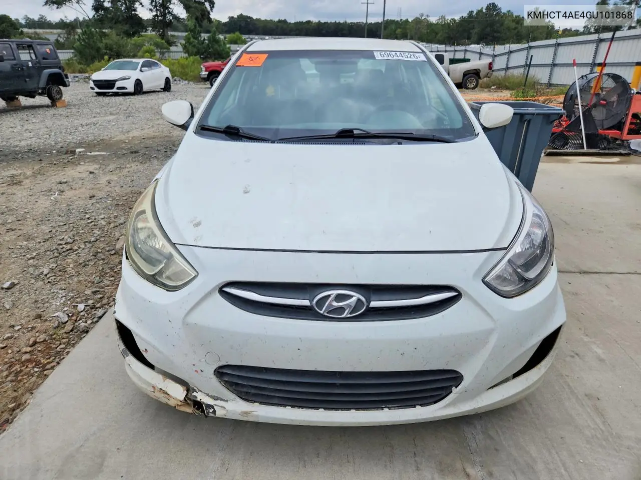 2016 HYUNDAI ACCENT VIN KMHCT4AE4GU101868 — фото 5