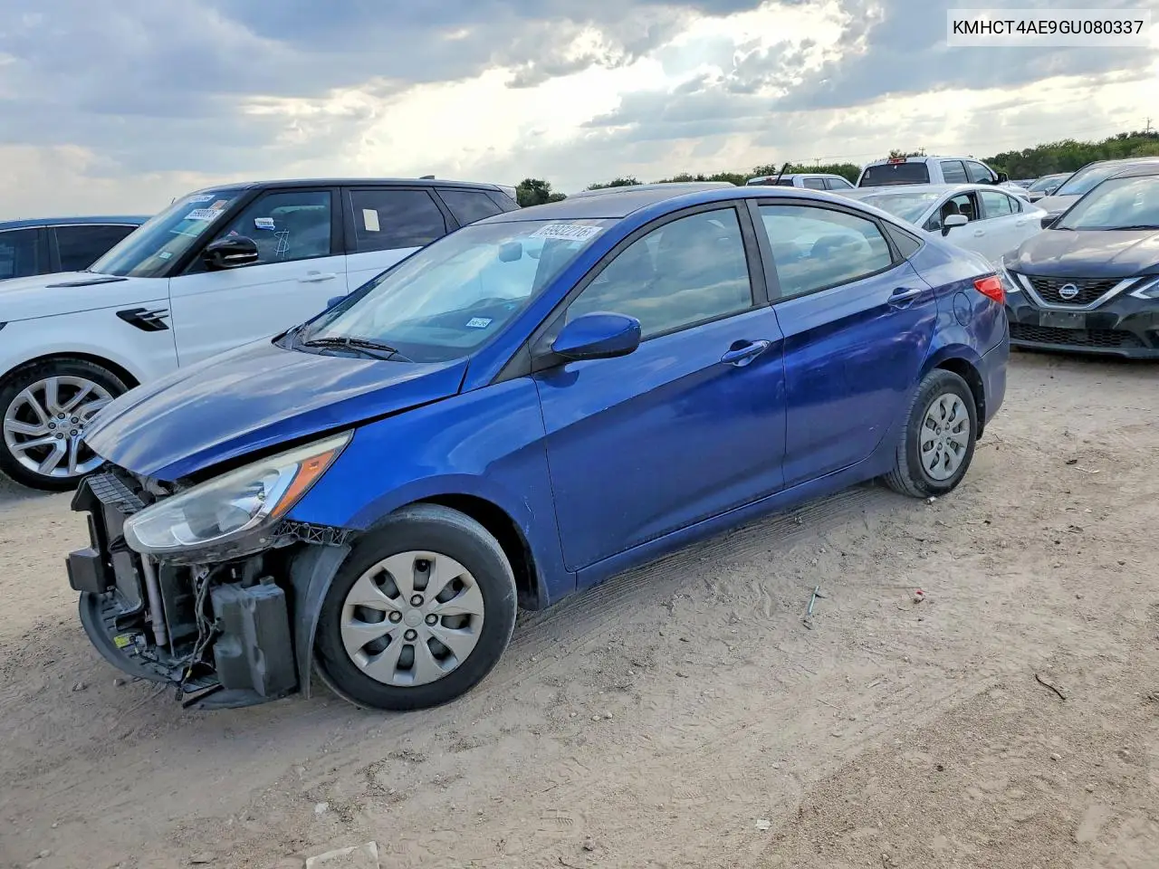 HYUNDAI ACCENT 2016, VIN KMHCT4AE9GU080337
