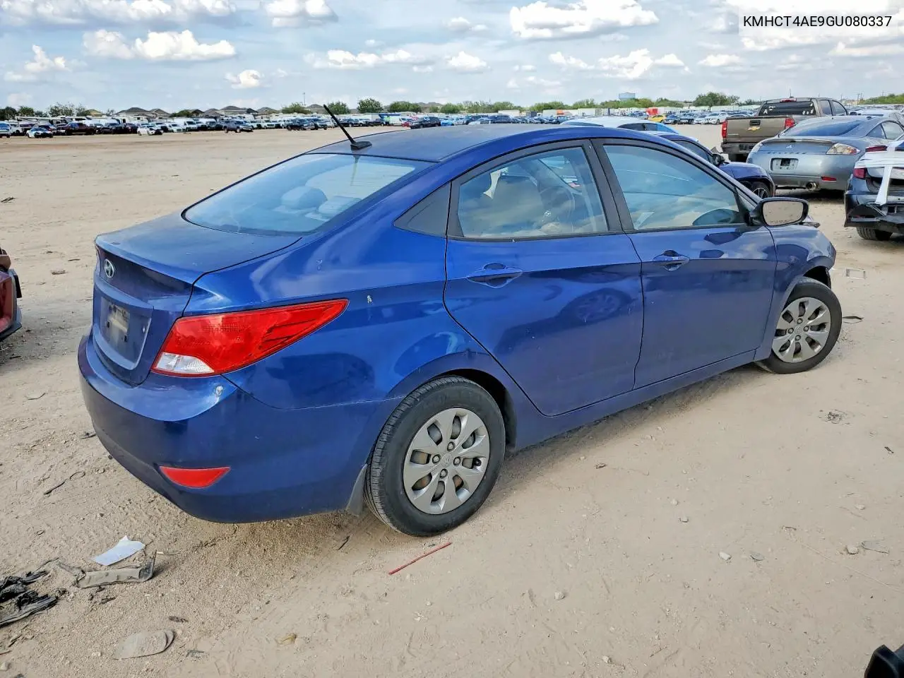2016 HYUNDAI ACCENT VIN KMHCT4AE9GU080337 — фото 3