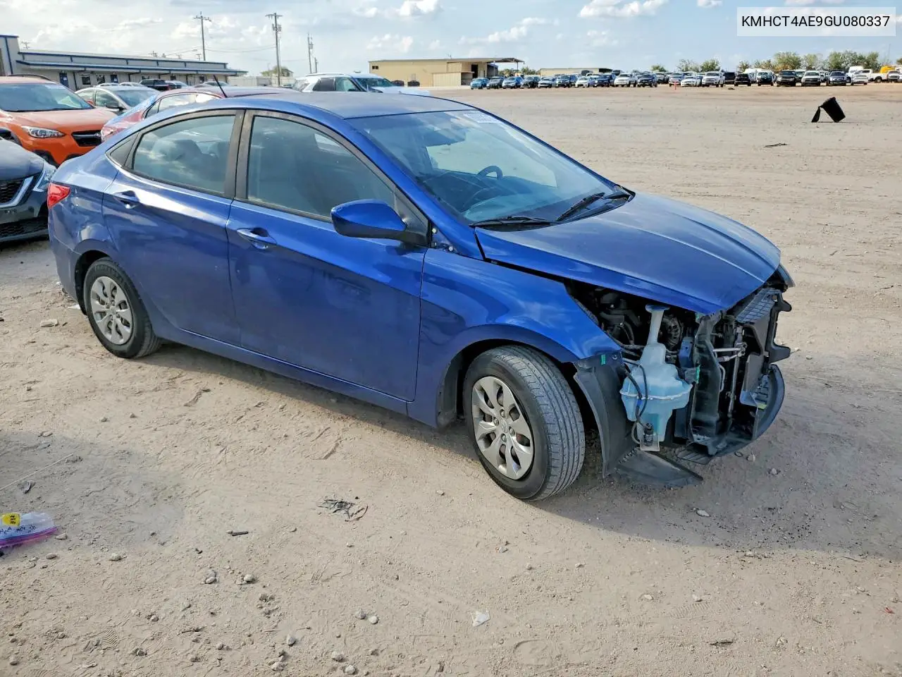 2016 HYUNDAI ACCENT VIN KMHCT4AE9GU080337 — фото 4
