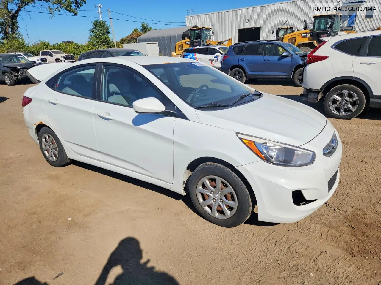 2016 HYUNDAI ACCENT VIN KMHCT4AE2GU007844 — фото 4