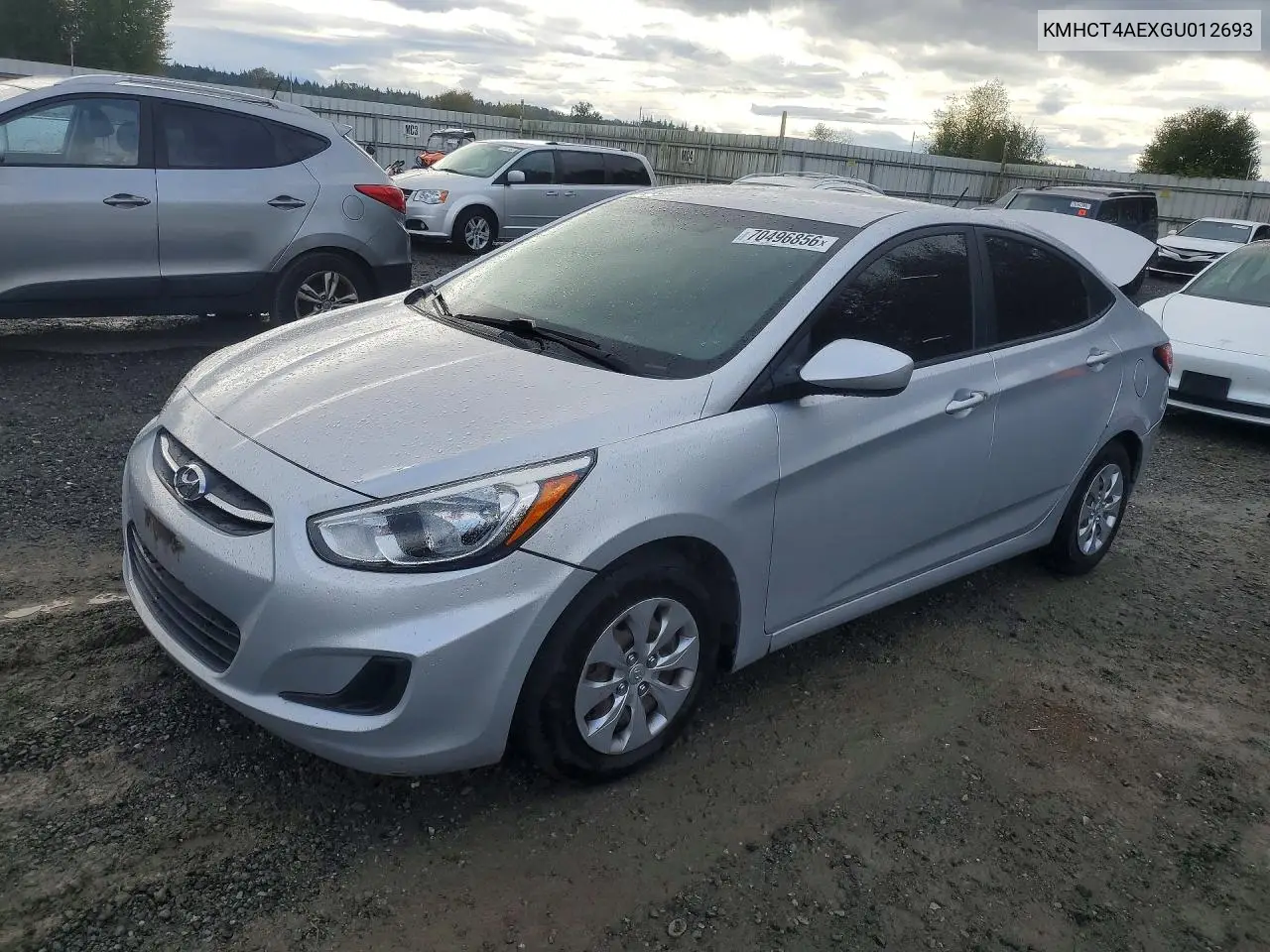 HYUNDAI ACCENT 2016, VIN KMHCT4AEXGU012693