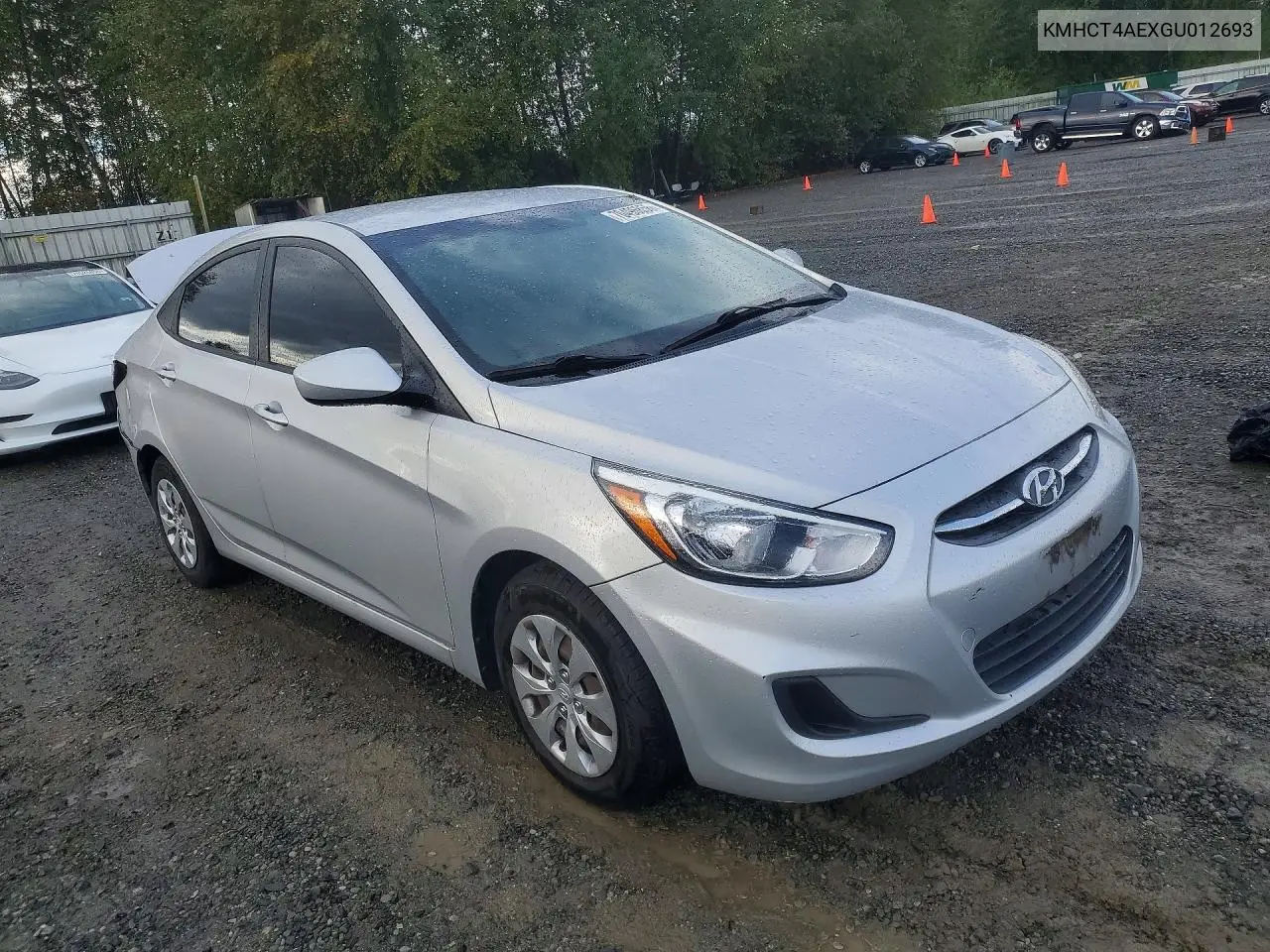 2016 HYUNDAI ACCENT VIN KMHCT4AEXGU012693 — фото 4
