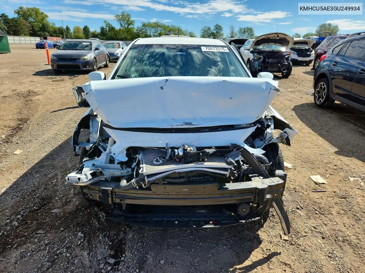 2016 HYUNDAI ACCENT VIN KMHCU5AE3GU249934 — фото 5