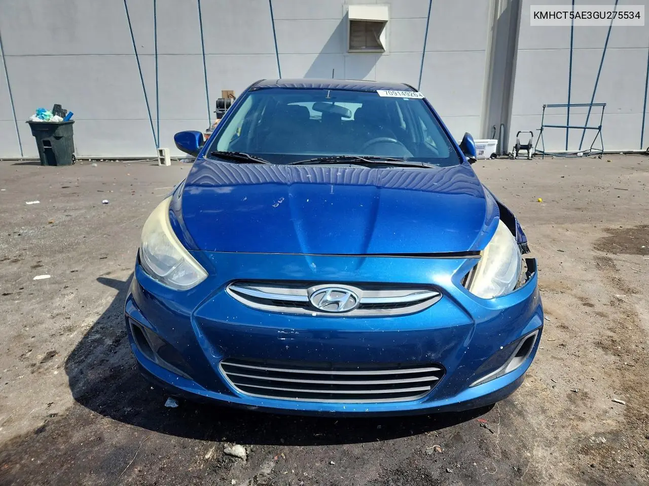 2016 HYUNDAI ACCENT VIN KMHCT5AE3GU275534 — фото 5