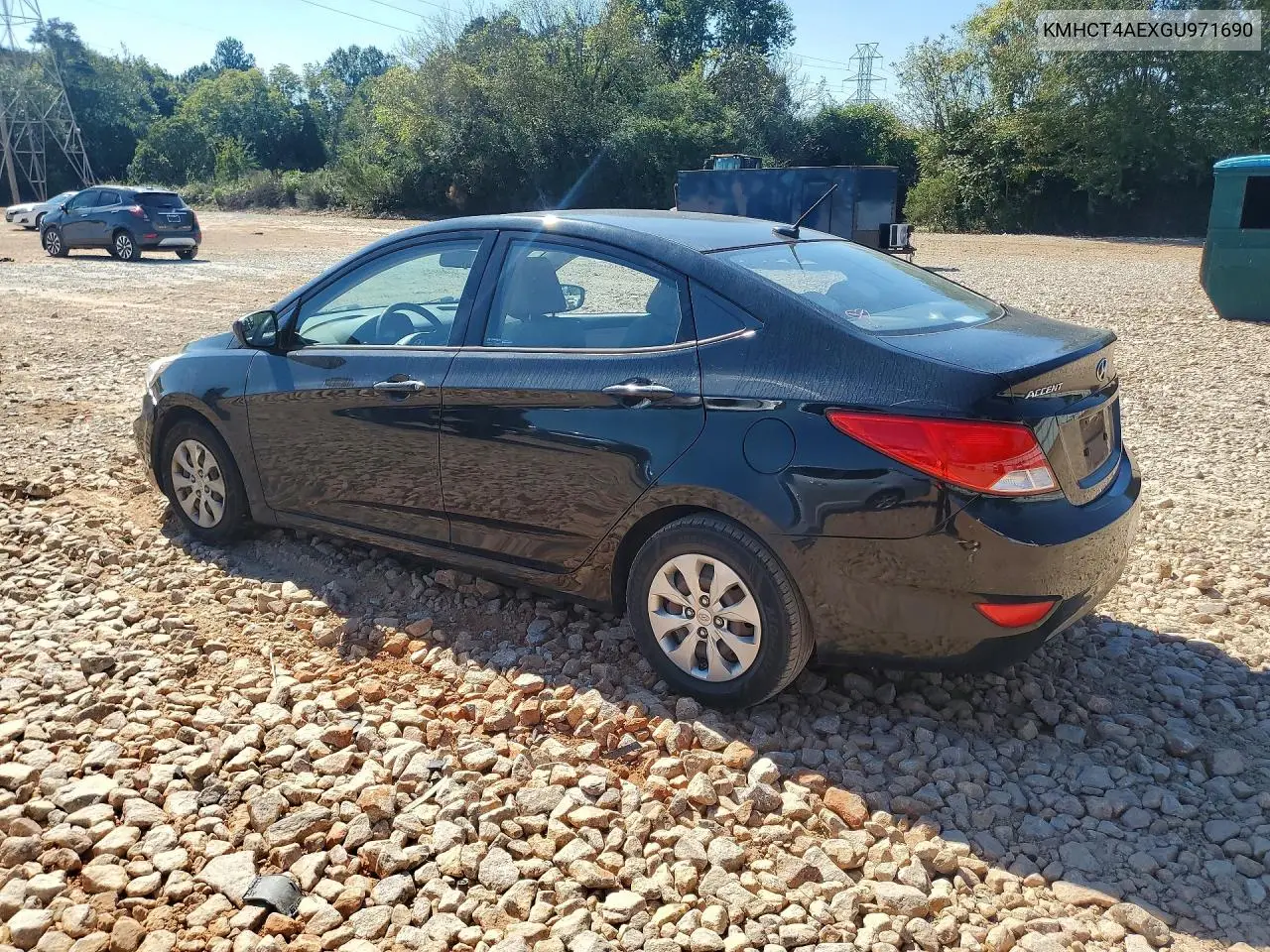2016 HYUNDAI ACCENT VIN KMHCT4AEXGU971690 — фото 2