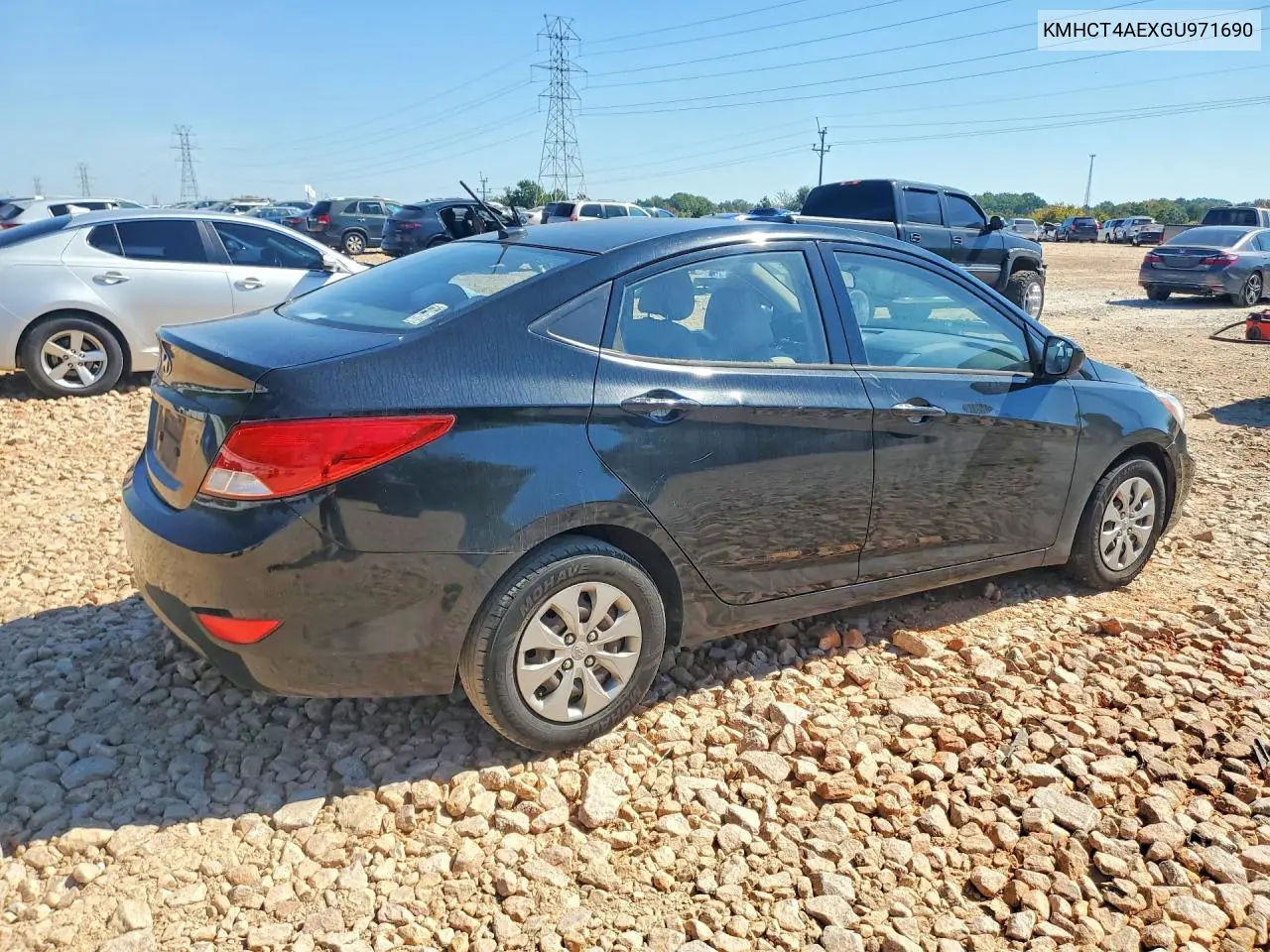 2016 HYUNDAI ACCENT VIN KMHCT4AEXGU971690 — фото 3