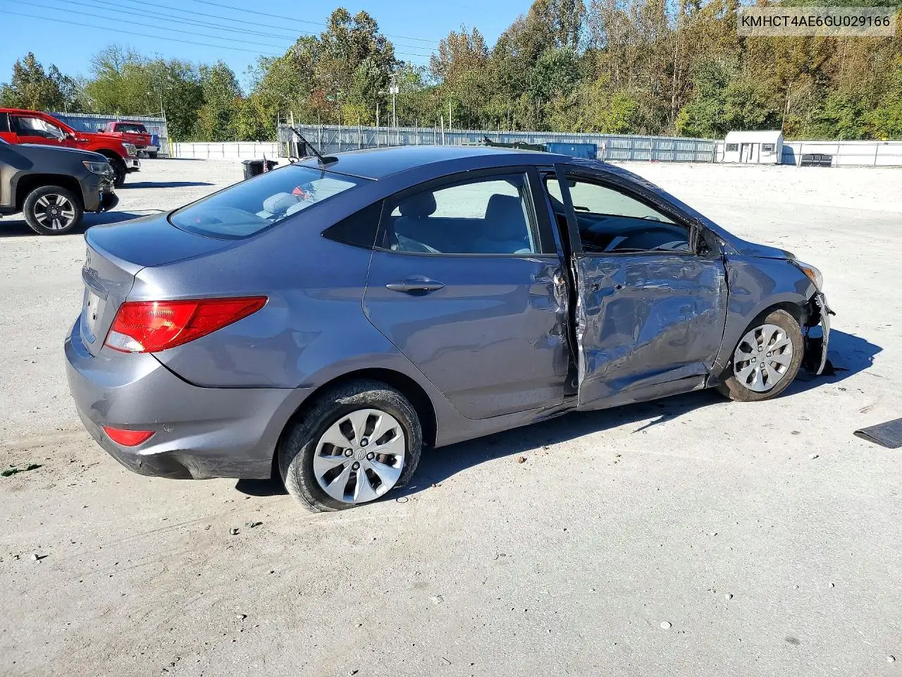 2016 HYUNDAI ACCENT VIN KMHCT4AE6GU029166 — фото 3