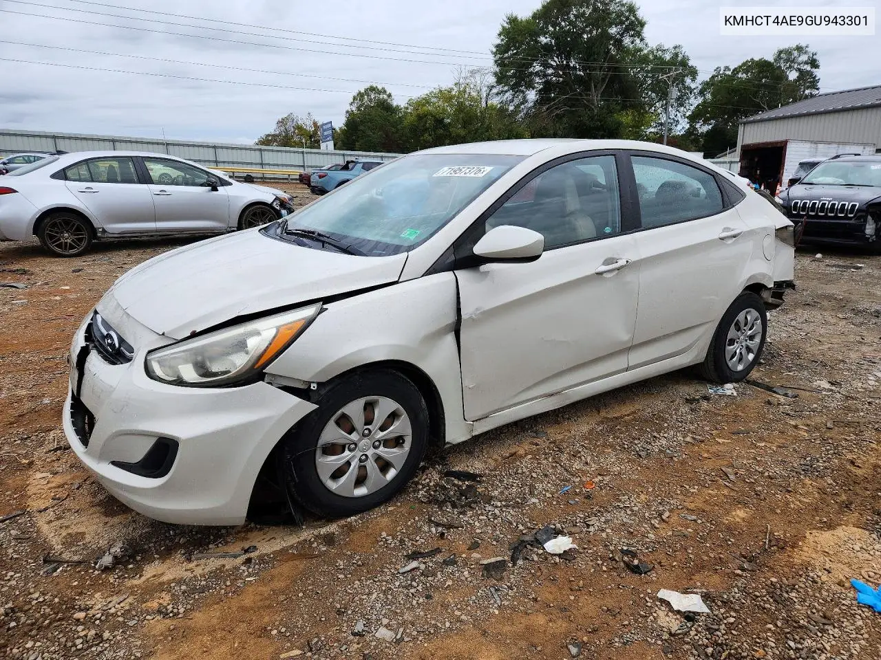 HYUNDAI ACCENT 2016, VIN KMHCT4AE9GU943301