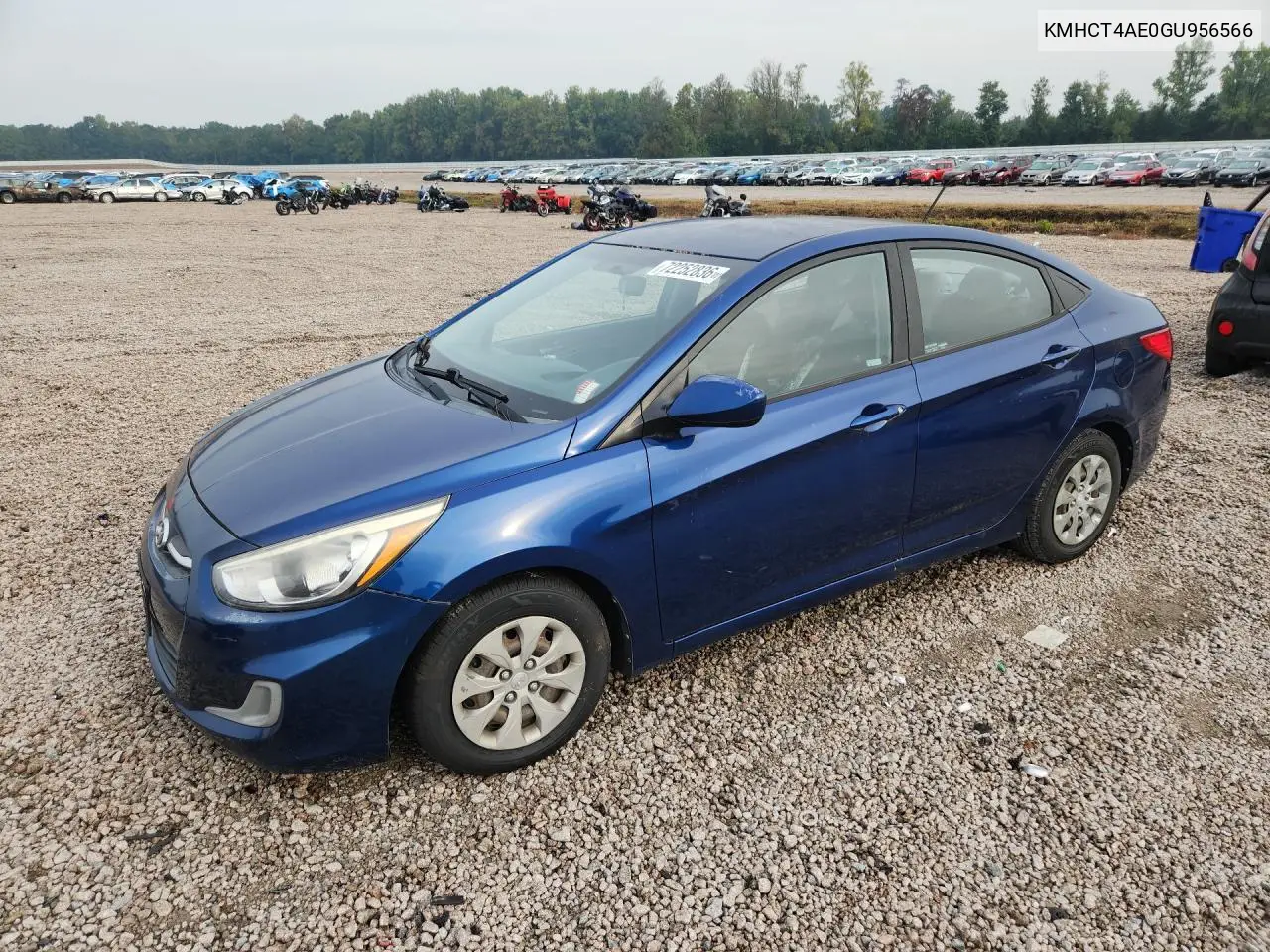 HYUNDAI ACCENT 2016, VIN KMHCT4AE0GU956566