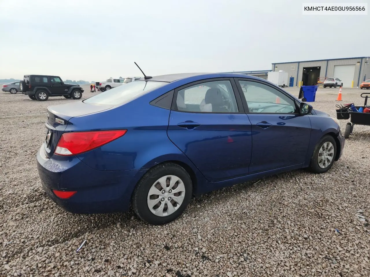 2016 HYUNDAI ACCENT VIN KMHCT4AE0GU956566 — фото 3