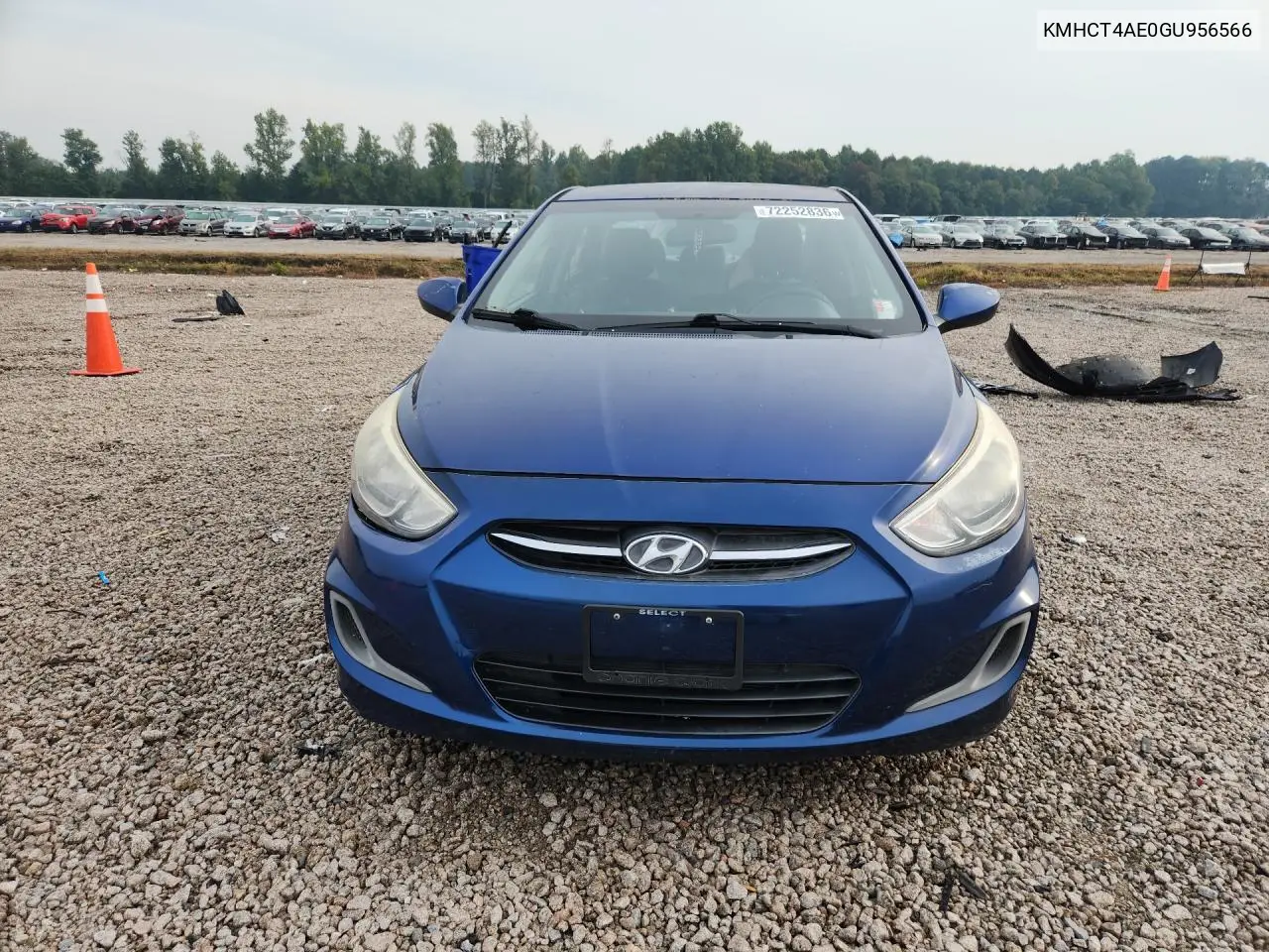 2016 HYUNDAI ACCENT VIN KMHCT4AE0GU956566 — фото 5