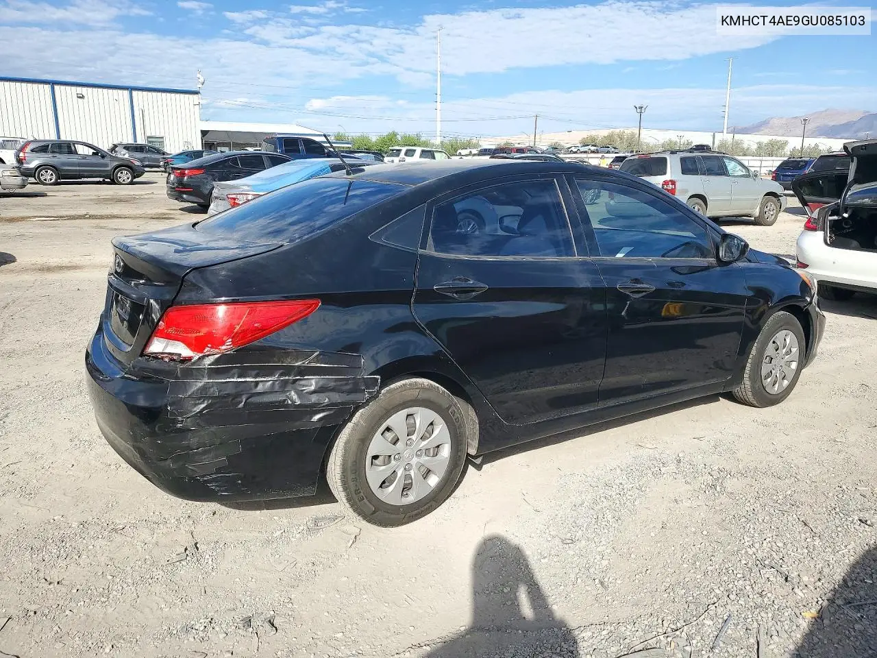 2016 HYUNDAI ACCENT VIN KMHCT4AE9GU085103 — фото 3