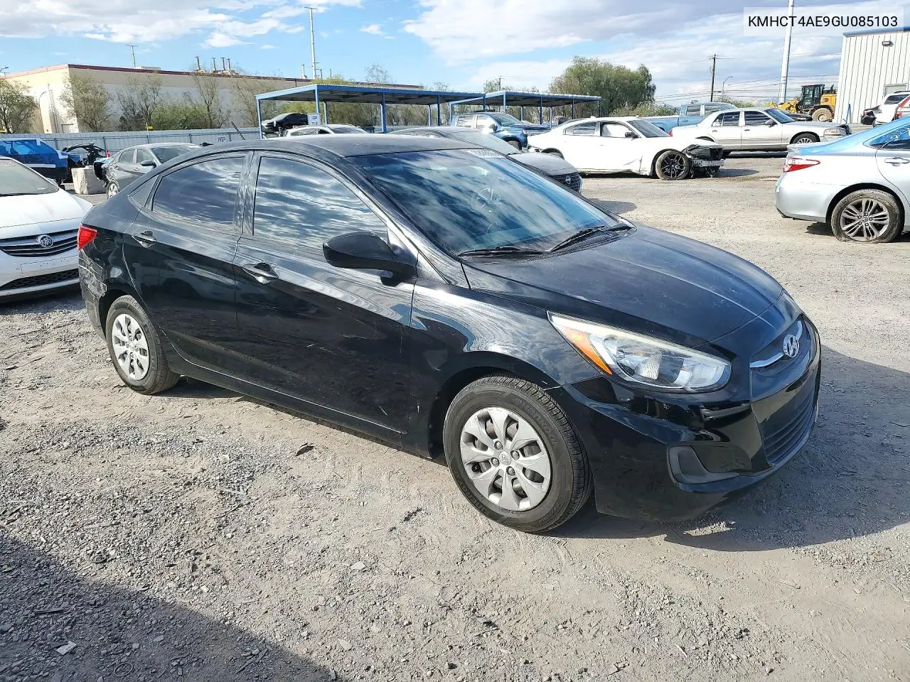 2016 HYUNDAI ACCENT VIN KMHCT4AE9GU085103 — фото 4