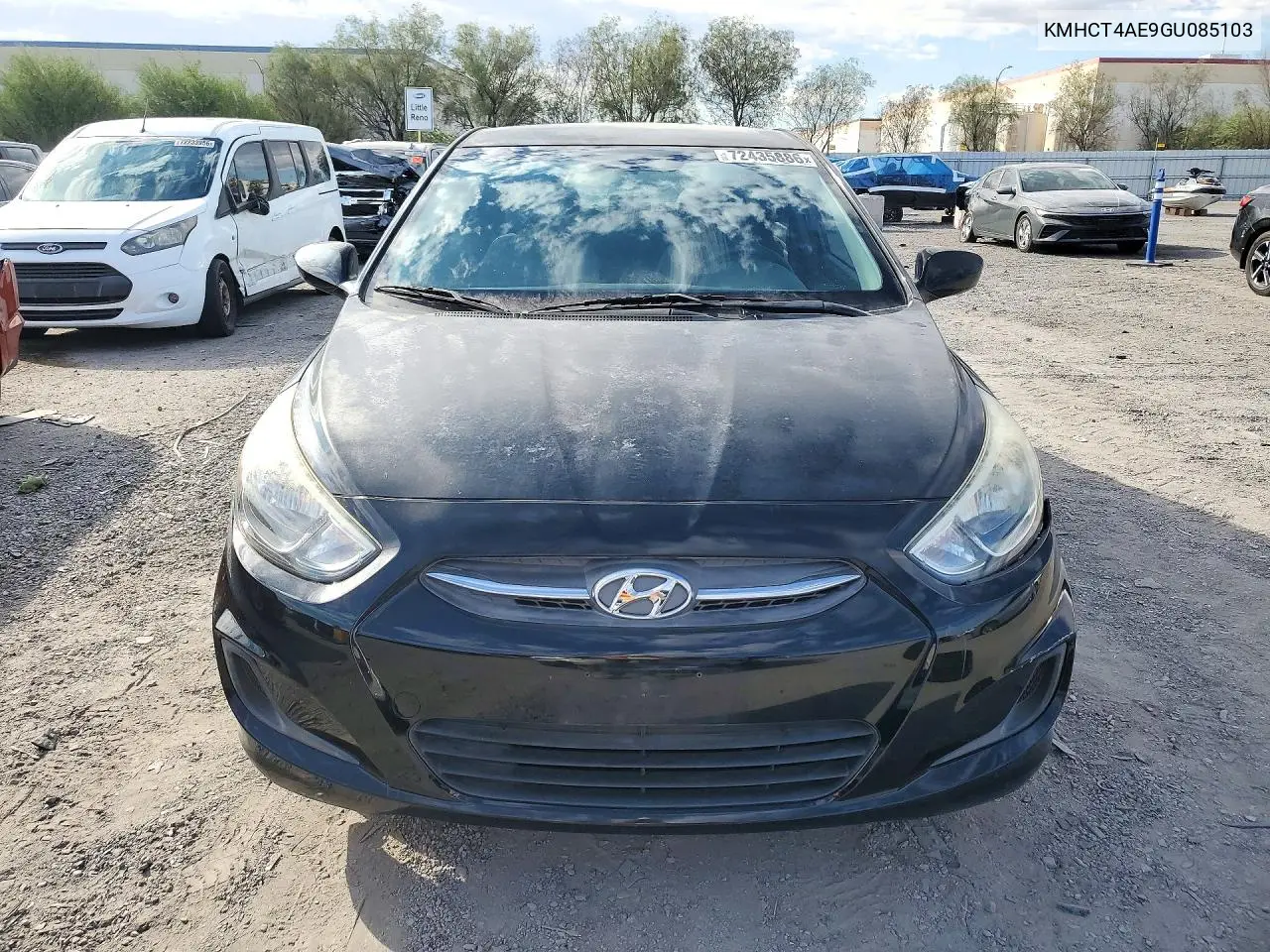 2016 HYUNDAI ACCENT VIN KMHCT4AE9GU085103 — фото 5