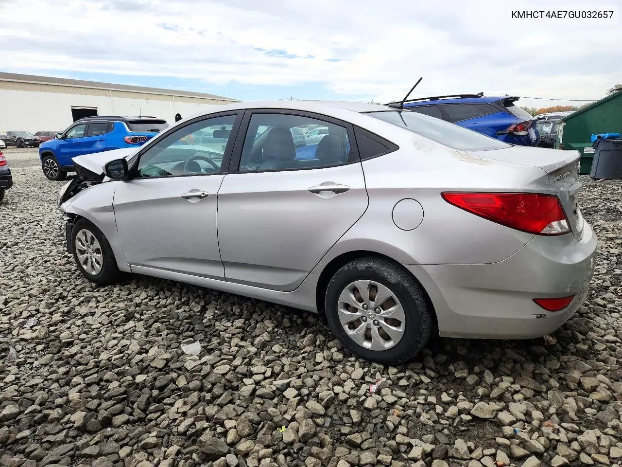 2016 HYUNDAI ACCENT VIN KMHCT4AE7GU032657 — фото 2