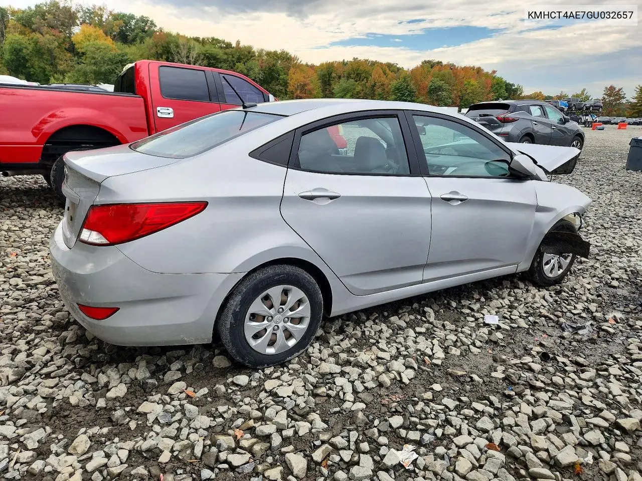 2016 HYUNDAI ACCENT VIN KMHCT4AE7GU032657 — фото 3