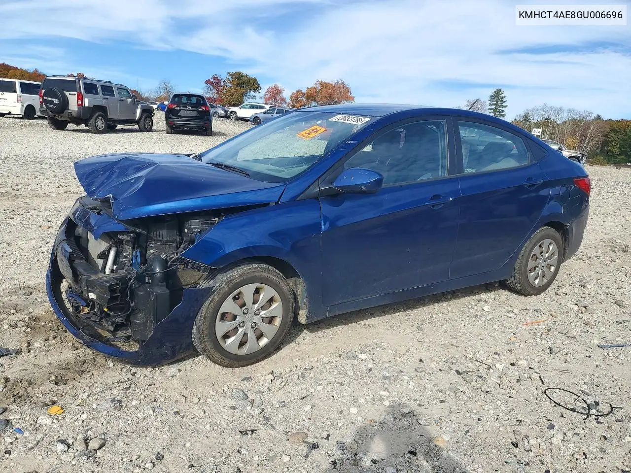 HYUNDAI ACCENT 2016, VIN KMHCT4AE8GU006696