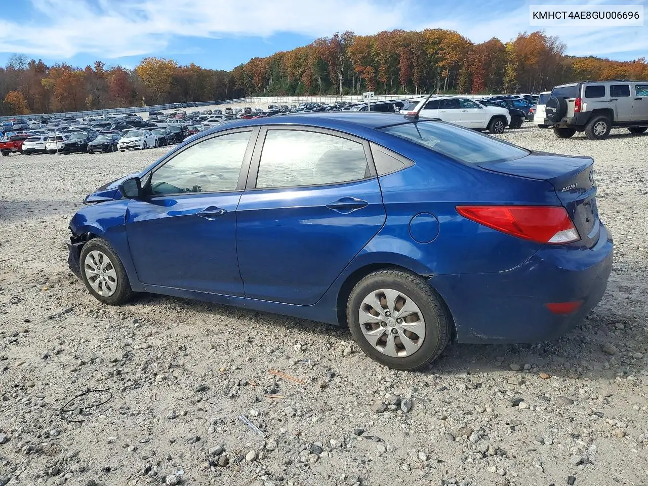 2016 HYUNDAI ACCENT VIN KMHCT4AE8GU006696 — фото 2