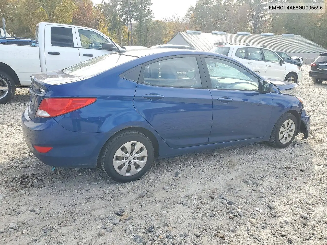 2016 HYUNDAI ACCENT VIN KMHCT4AE8GU006696 — фото 3