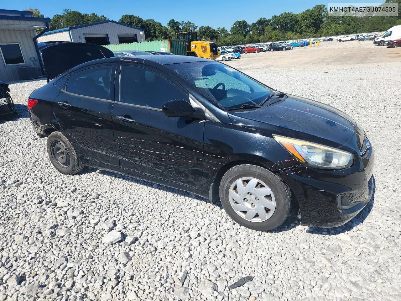2016 HYUNDAI ACCENT VIN KMHCT4AE7GU074505 — фото 4