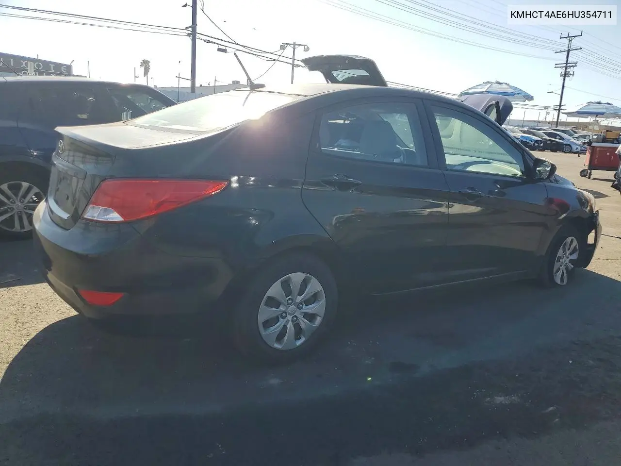 2017 HYUNDAI ACCENT VIN KMHCT4AE6HU354711 — фото 3