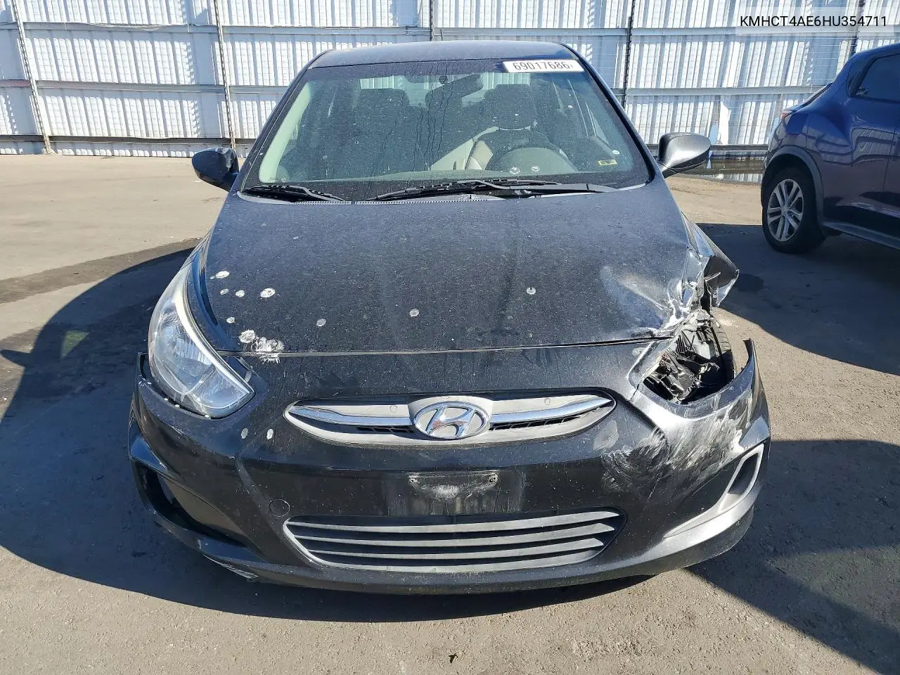 2017 HYUNDAI ACCENT VIN KMHCT4AE6HU354711 — фото 5