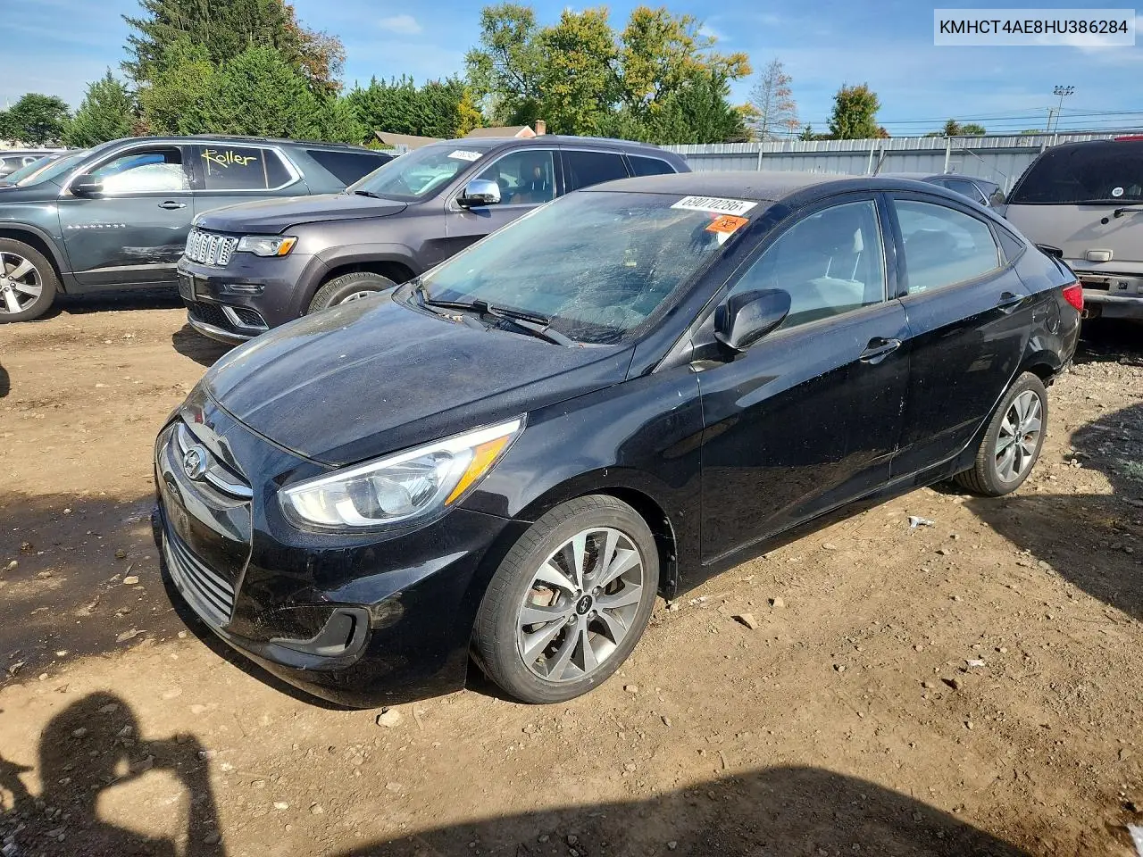 HYUNDAI ACCENT 2017, VIN KMHCT4AE8HU386284