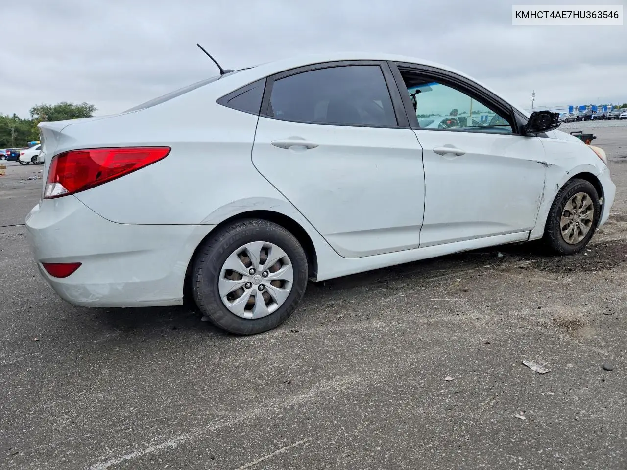 2017 HYUNDAI ACCENT VIN KMHCT4AE7HU363546 — фото 3