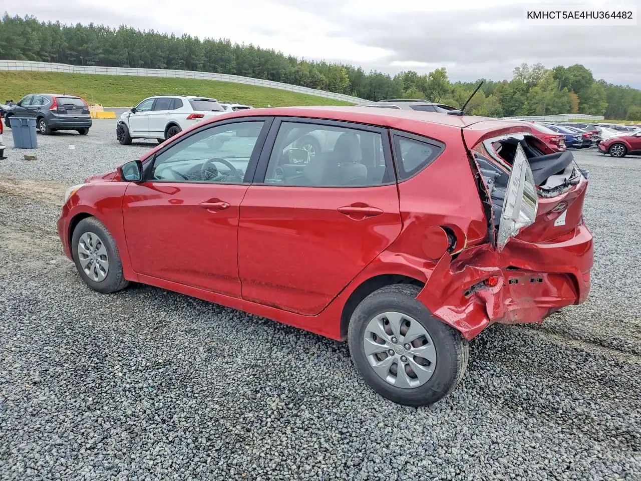 2017 HYUNDAI ACCENT VIN KMHCT5AE4HU364482 — фото 2