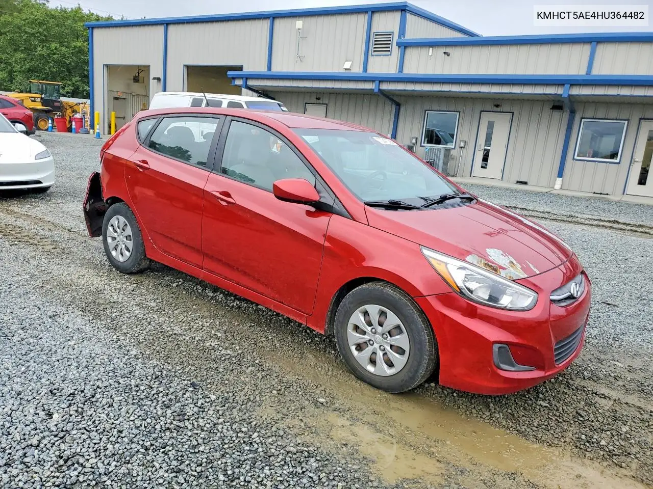 2017 HYUNDAI ACCENT VIN KMHCT5AE4HU364482 — фото 4