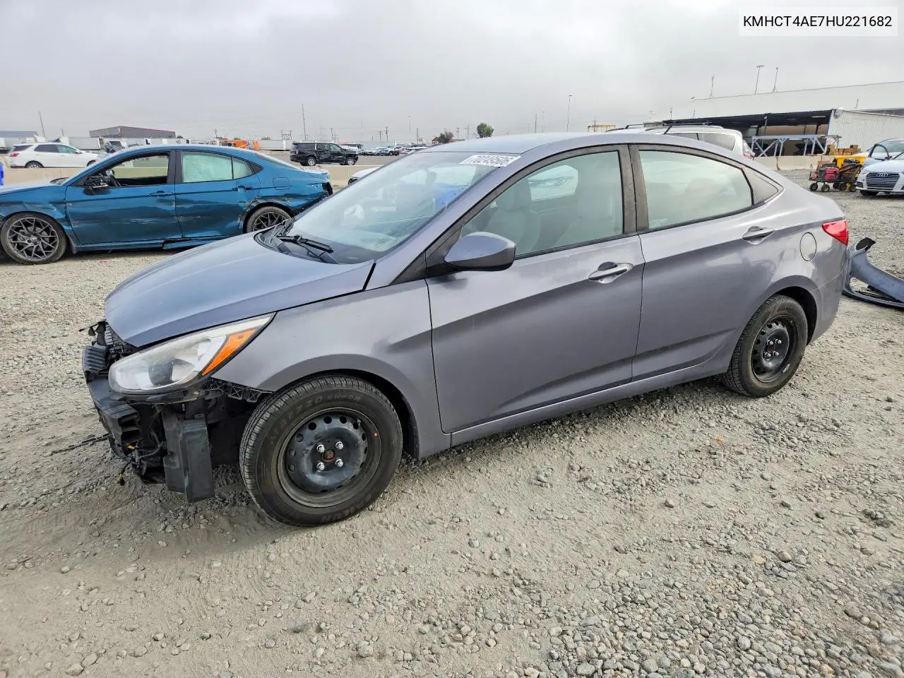 HYUNDAI ACCENT 2017, VIN KMHCT4AE7HU221682