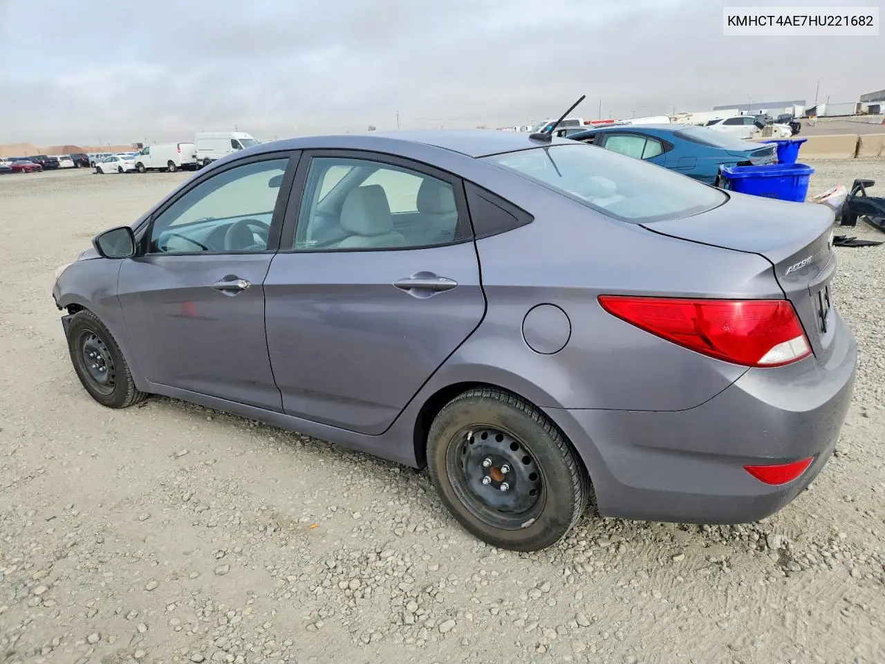 2017 HYUNDAI ACCENT VIN KMHCT4AE7HU221682 — фото 2