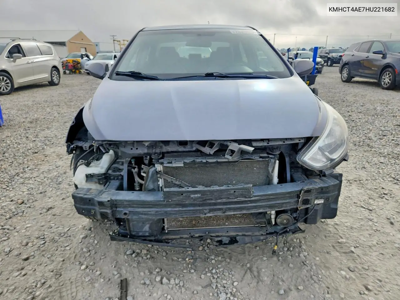 2017 HYUNDAI ACCENT VIN KMHCT4AE7HU221682 — фото 5