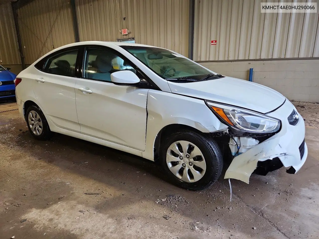 2017 HYUNDAI ACCENT VIN KMHCT4AE0HU290066 — фото 4